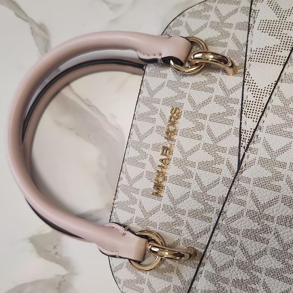 Michael Kors XS Jet Set Travel Mini Satchel With Crossbody Strap. Blush! New! - Picture 9 of 11